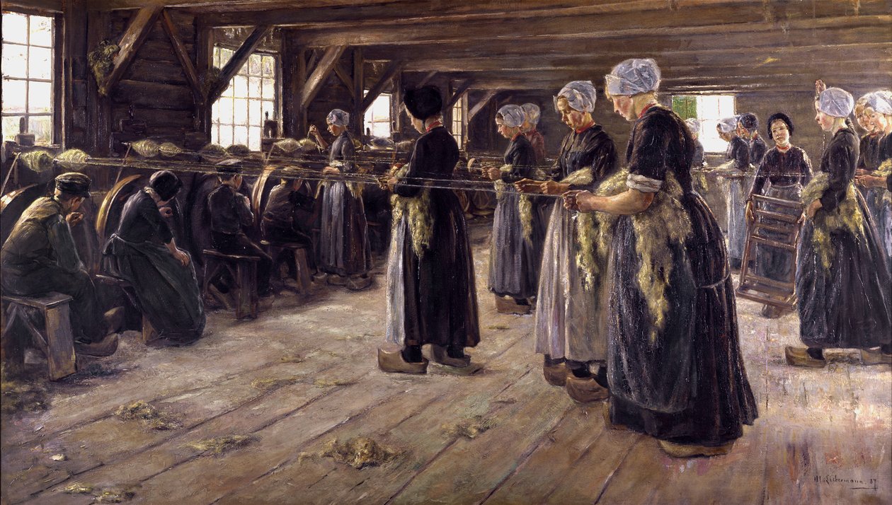 Pellavalato Larenissa tekijältä Max Liebermann