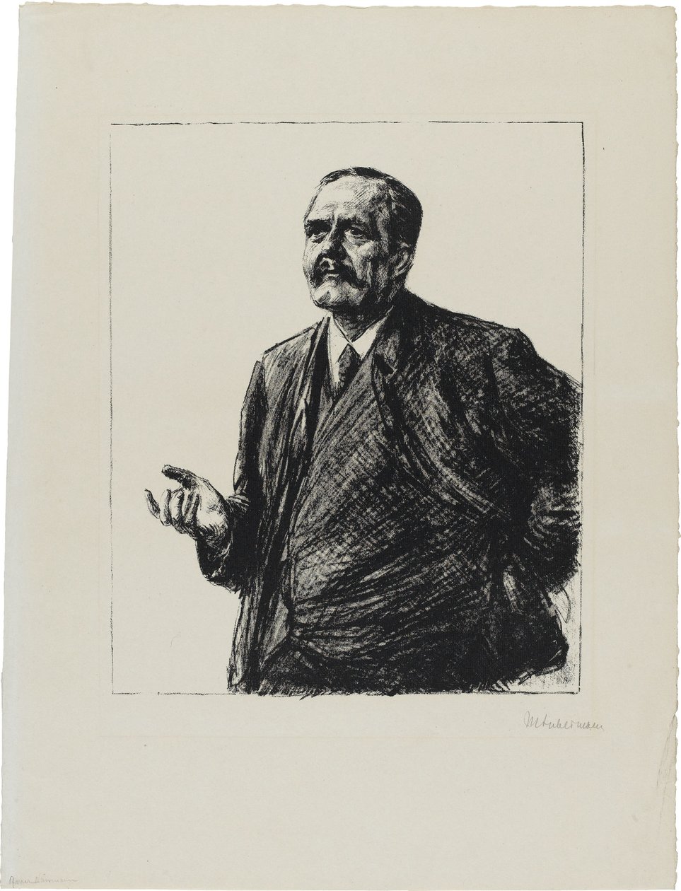 Friedrich Naumann (1860-1919) tekijältä Max Liebermann