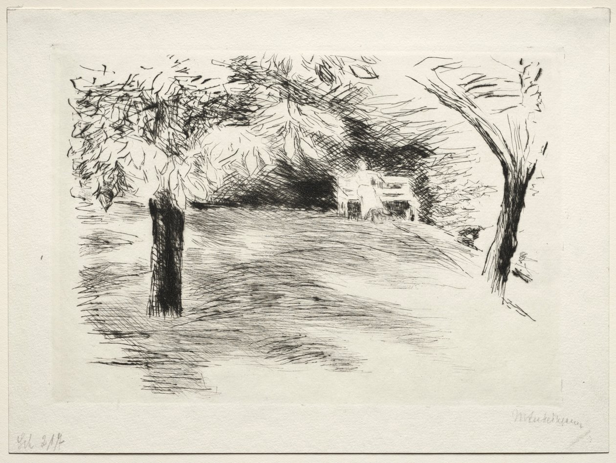 Puutarha Wannsee, Saksa. tekijältä Max Liebermann