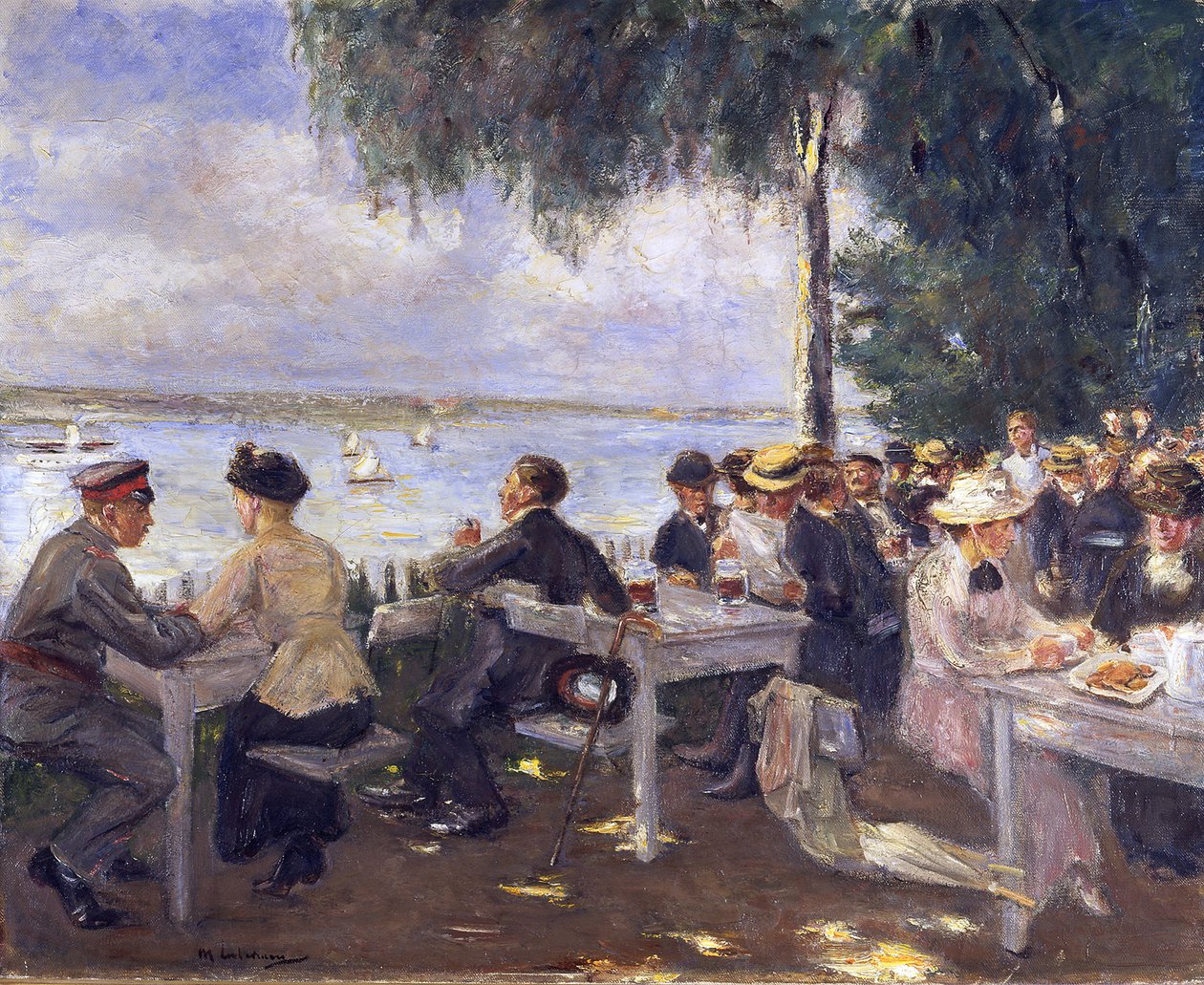 Puutarharavintola Havelin varrella. Nikolskoe tekijältä Max Liebermann