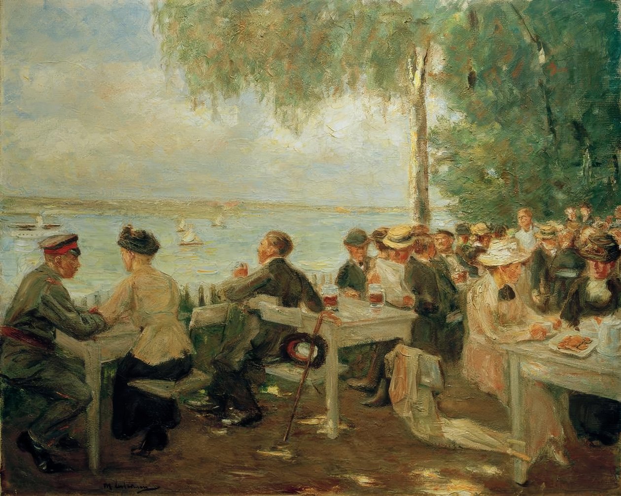 Gartenlokal an der Havel – Nikolskoe tekijältä Max Liebermann