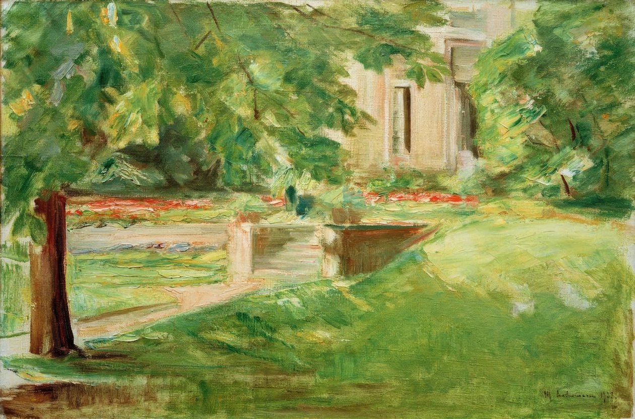 Haus und Terrasse nach Südwesten tekijältä Max Liebermann