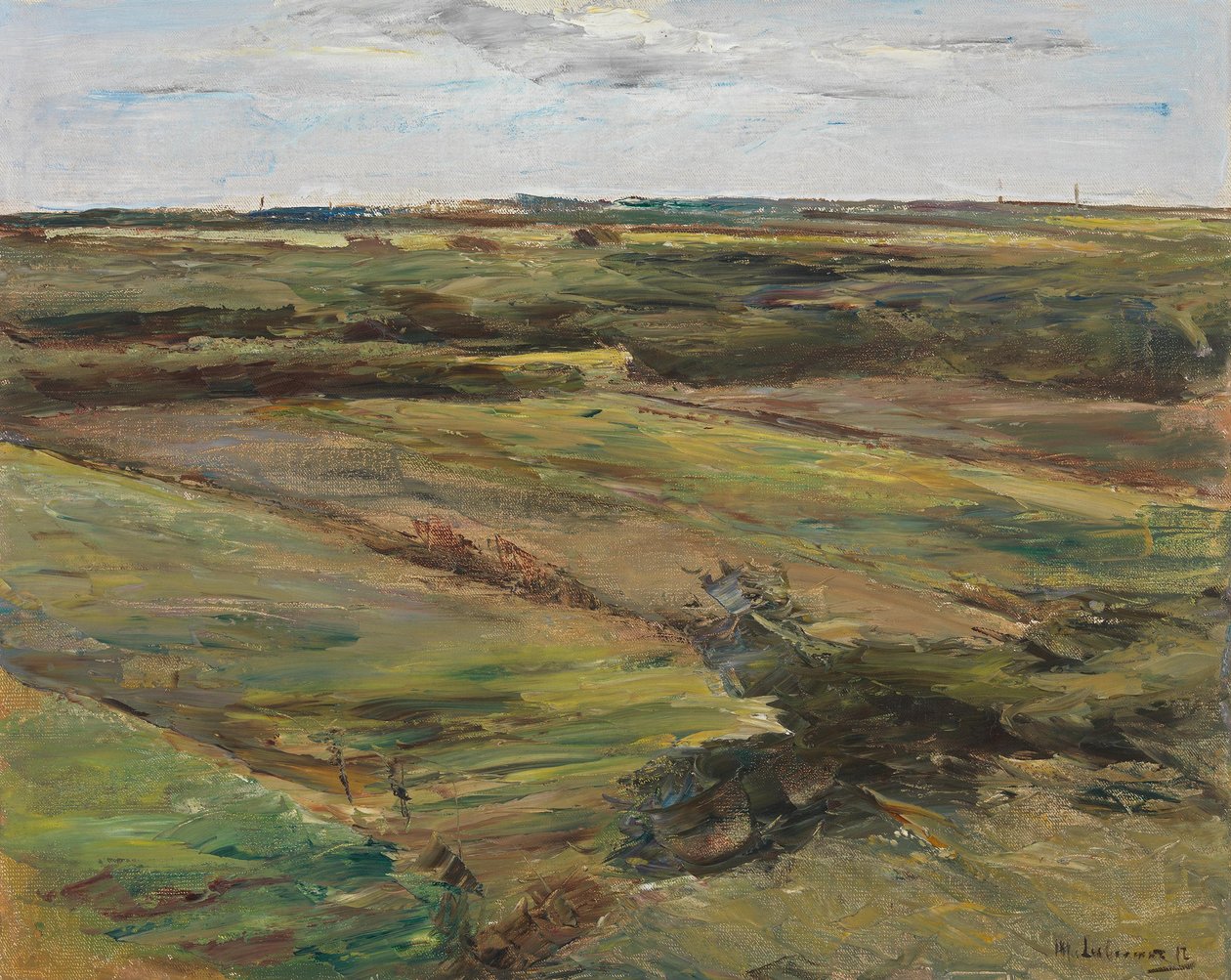 Hollantilainen maisema vuodelta 1912 tekijältä Max Liebermann