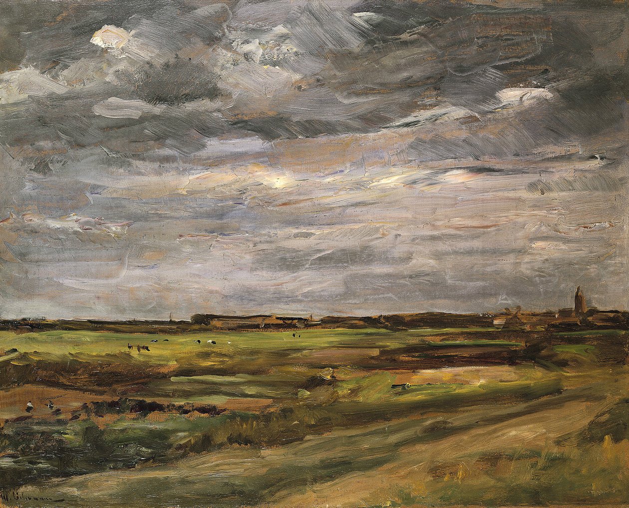 Maisema Noordwijkin lähellä tekijältä Max Liebermann