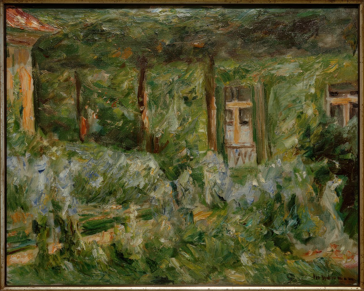 M.Liebermann, puutarhatalo itään päin (?) tekijältä Max Liebermann