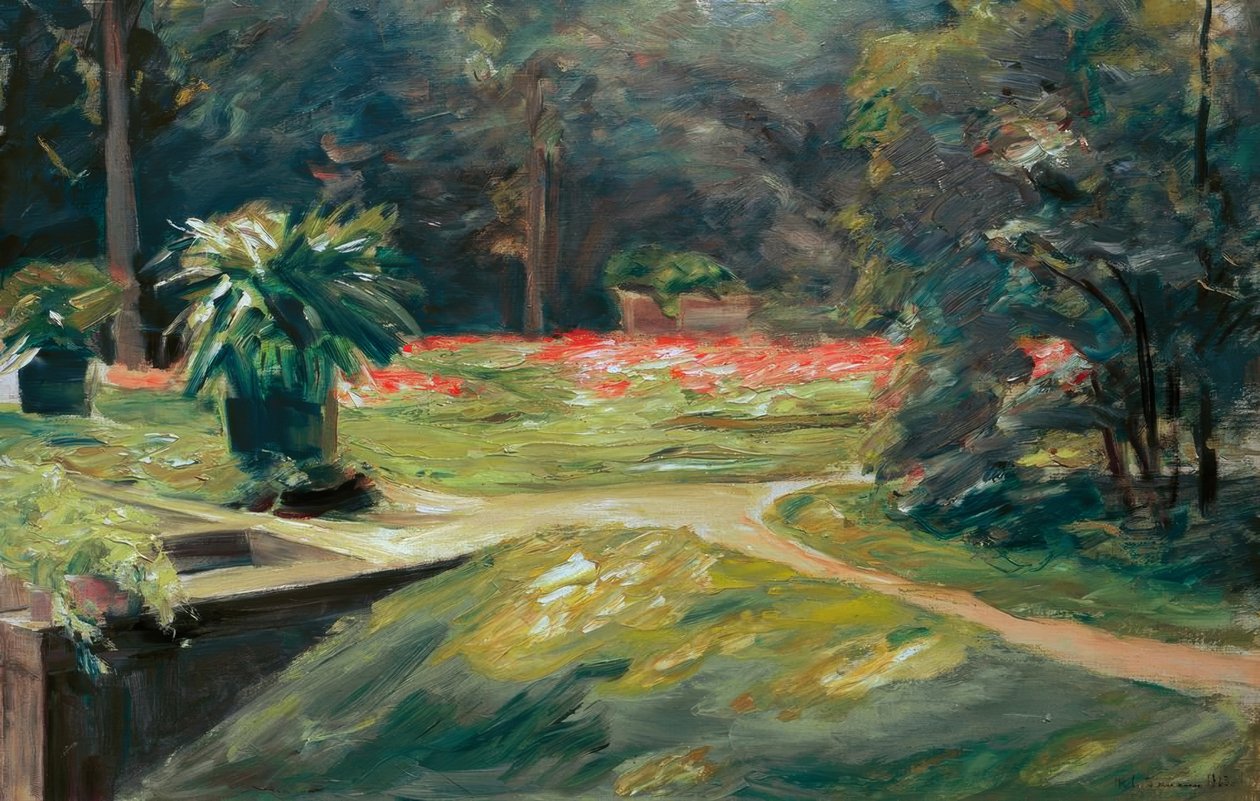 M. Liebermann, Wannseegarten Blumenterr. tekijältä Max Liebermann