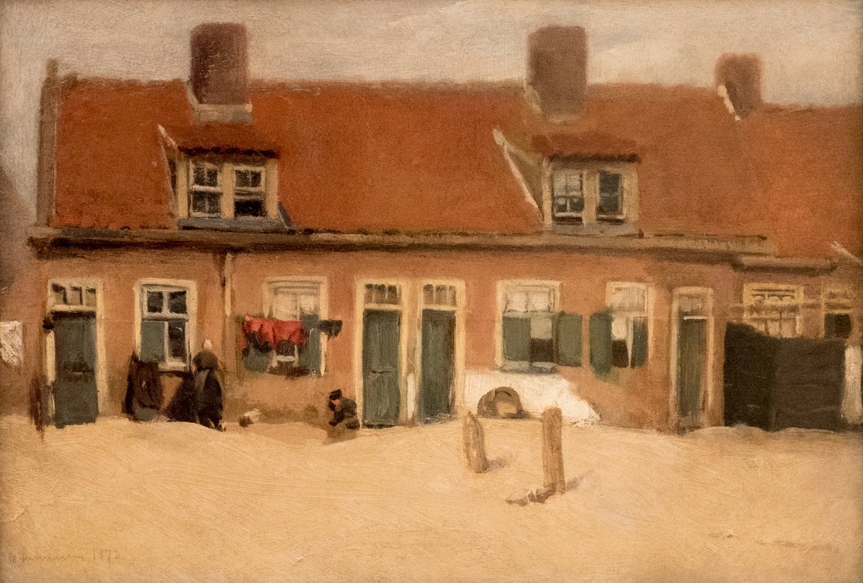 Max Liebermann, Scheveningenin vanhat talot, 1897, MGS-20160312-001. tekijältä Max Liebermann