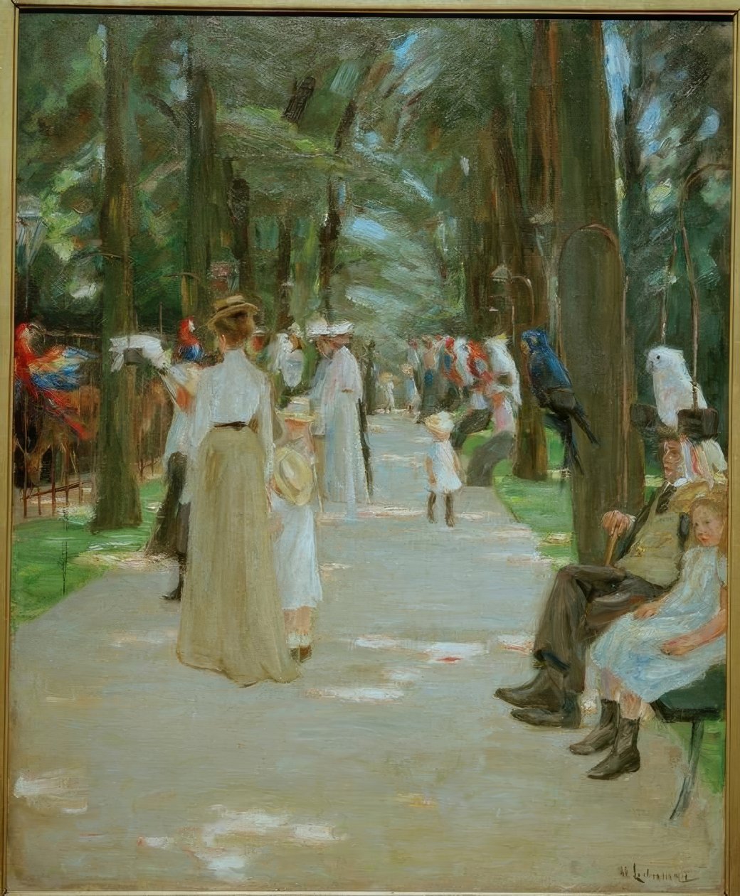 Papageienallee tekijältä Max Liebermann