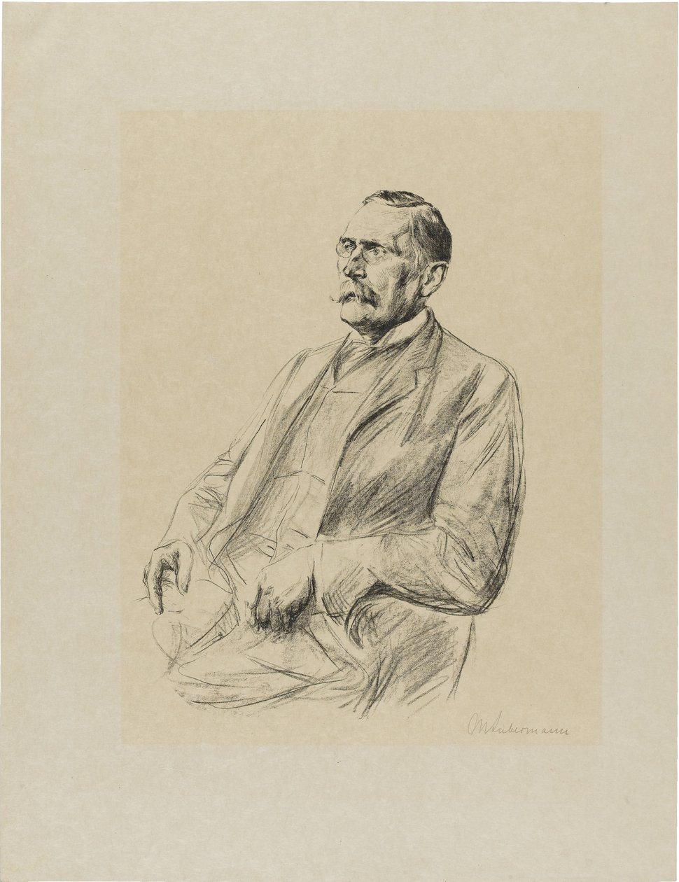 Wilhelm Bode (1845–1929) -muotokuva tekijältä Max Liebermann