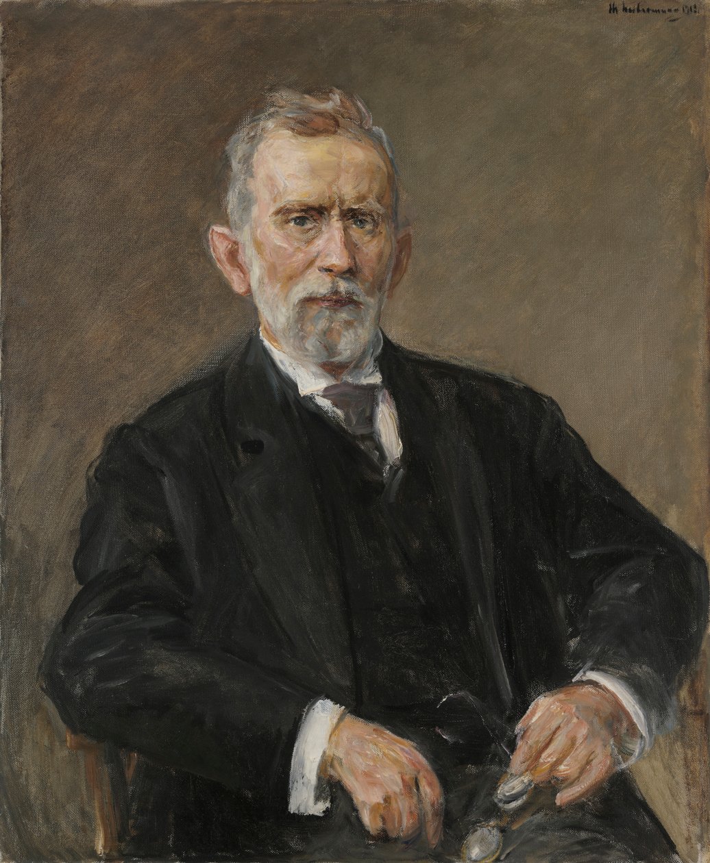 Kuvaus kemisti Paul Ehrlichistä tekijältä Max Liebermann