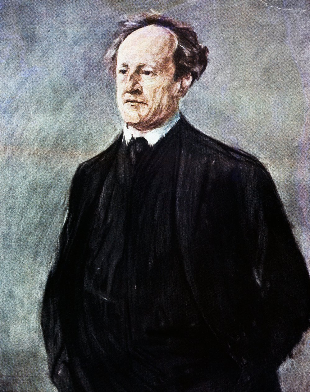 Gerhart Johann Robert Hauptmannin muotokuva (Obersalzbrunn, tänään Szczawno-Zdroj1862 - Agnetendorf tekijältä Max Liebermann