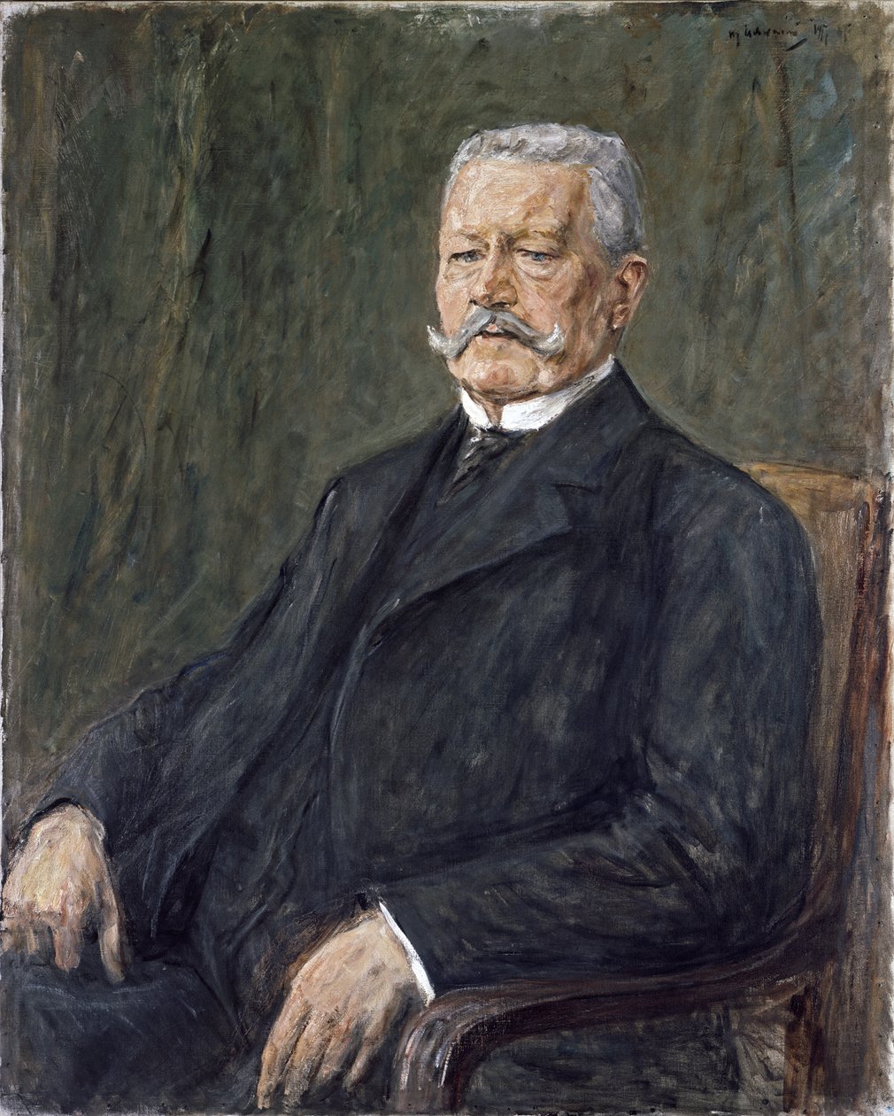 Paul von Hindenburgin muotokuva tekijältä Max Liebermann