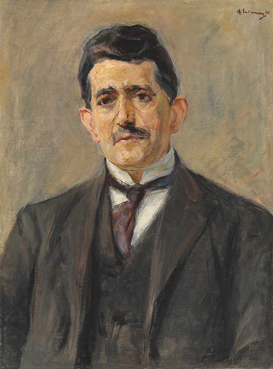 Kustantaja Bruno Cassirerin muotokuva, 1921 tekijältä Max Liebermann