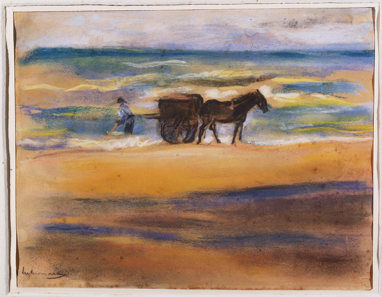 Shell Seekers on the Beach tekijältä Max Liebermann