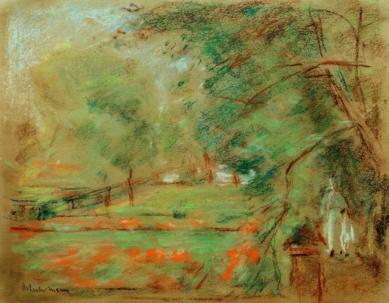Kävele Wannseen puutarhassa tekijältä Max Liebermann