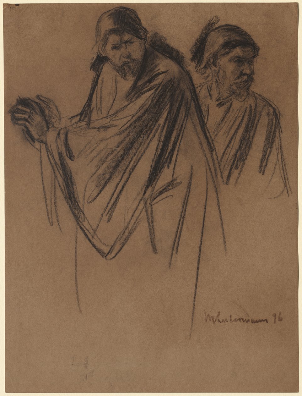 Tutkimuksia Pyhälle Paavalille matkalla Damaskokseen, 1896. tekijältä Max Liebermann