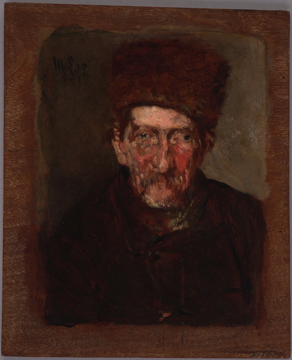 Miehen ja naisen rintakuvien tutkimus (kaksipuolinen maalaus) tekijältä Max Liebermann