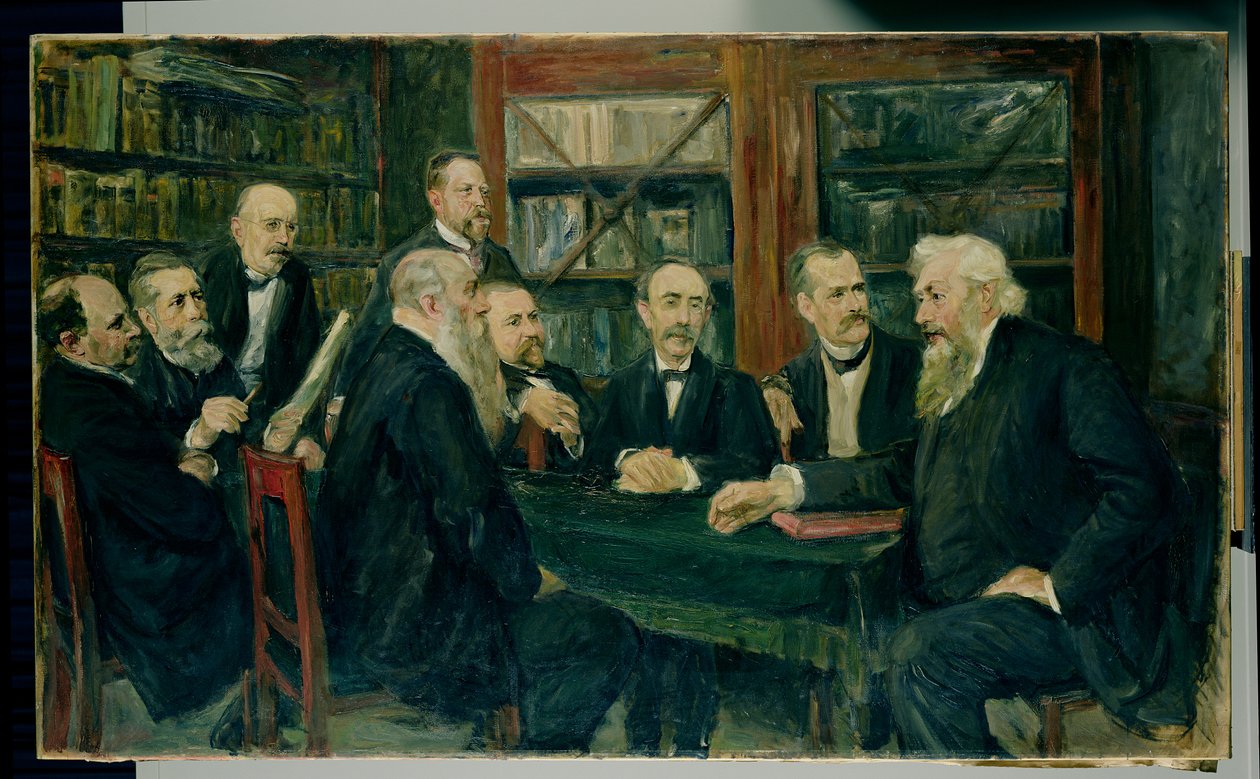 Hampurin professorien yleissopimus, 1906 (katso myös 144760) tekijältä Max Liebermann