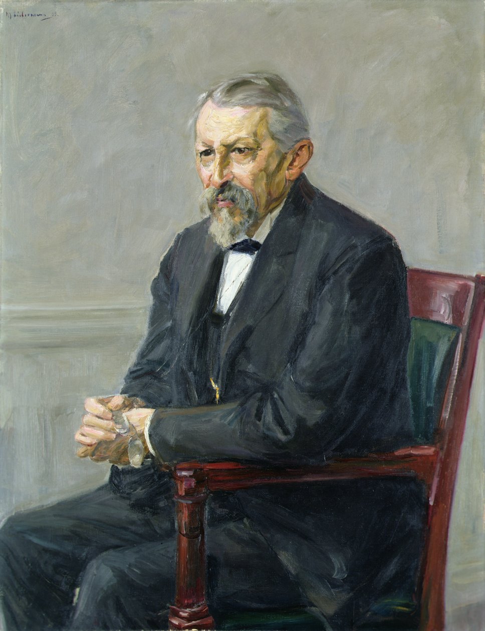 Luonnontutkija, Hermann Strebel (1834-1914) 1905 (öljy kankaalle) tekijältä Max Liebermann
