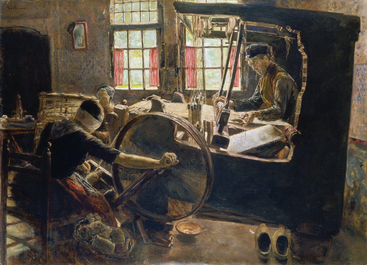 The Weaver tekijältä Max Liebermann