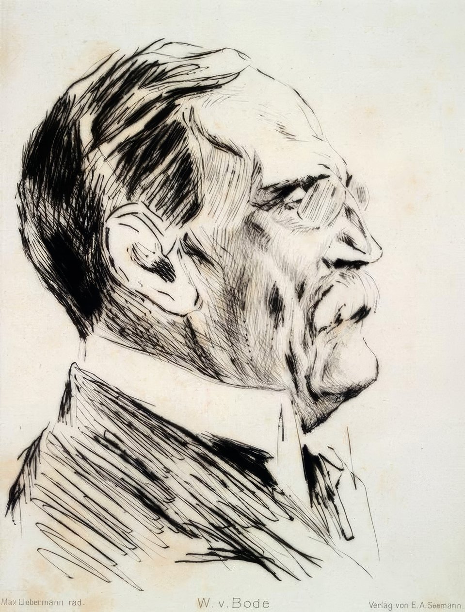 Wilhelm von Bode / Liebermann tekijältä Max Liebermann