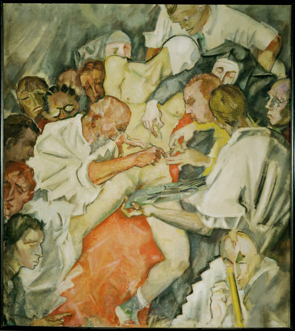 Operaatio (maalaus kankaalle) tekijältä Max Oppenheimer