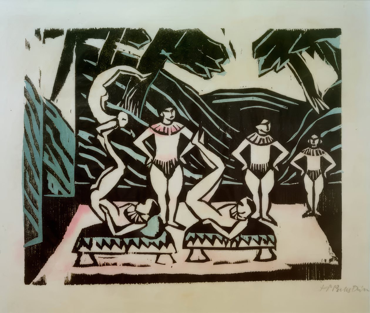 akrobaatit tekijältä Max Pechstein