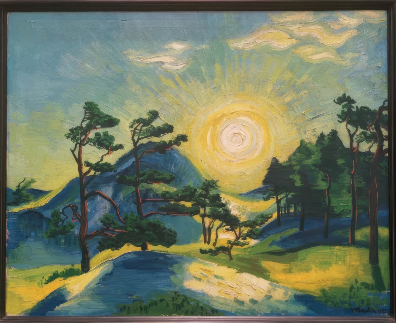 Nouseva aurinko tekijältä Max Pechstein