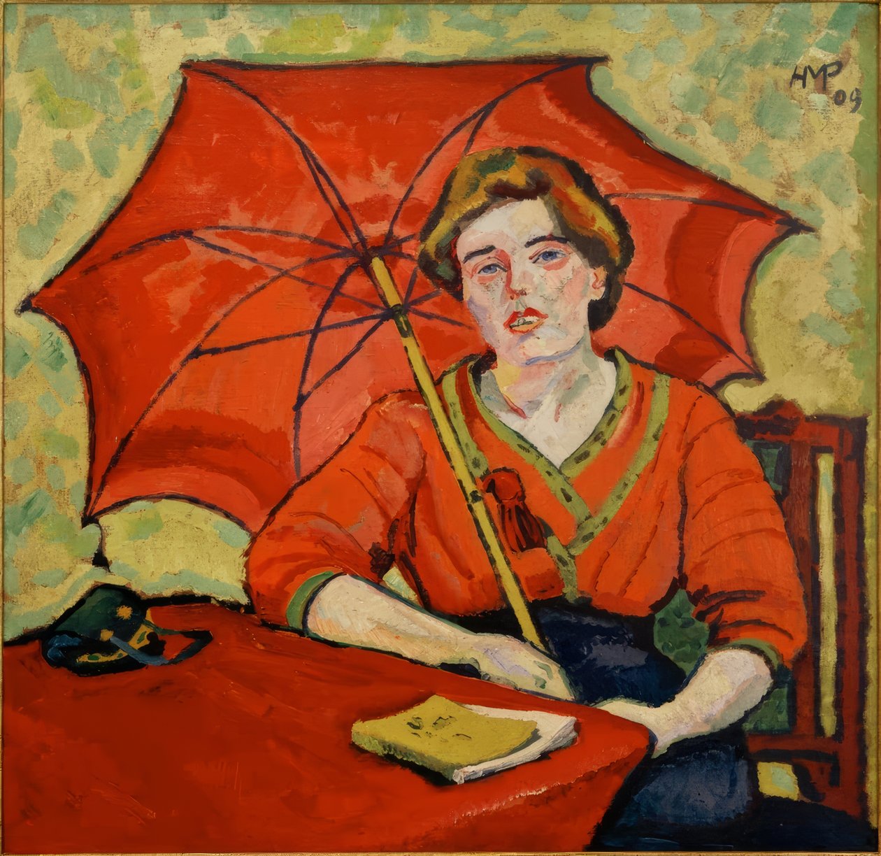 Punainen muotokuva (näyttelijä) tekijältä Max Pechstein