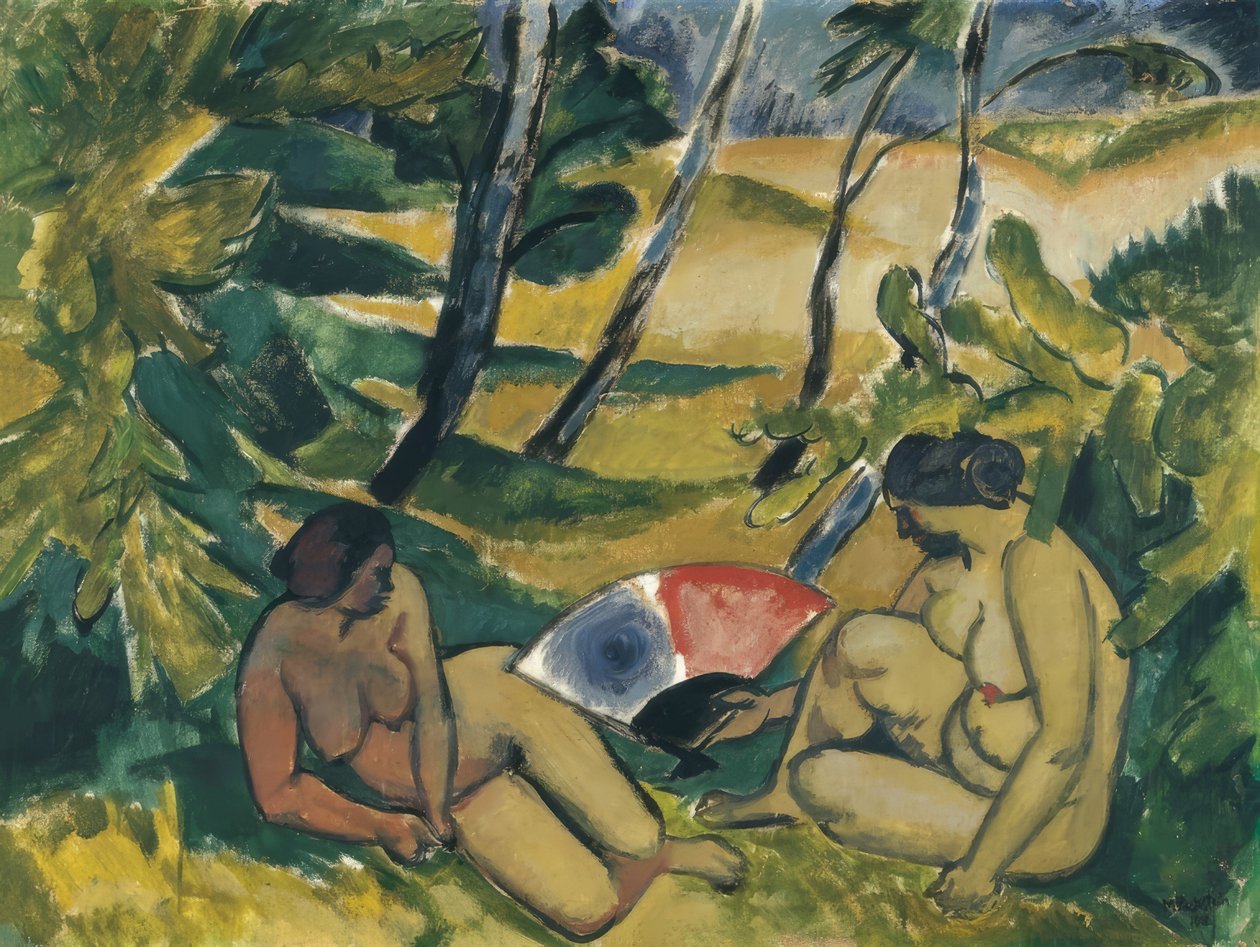 Uimarit, 1912 tekijältä Max Pechstein