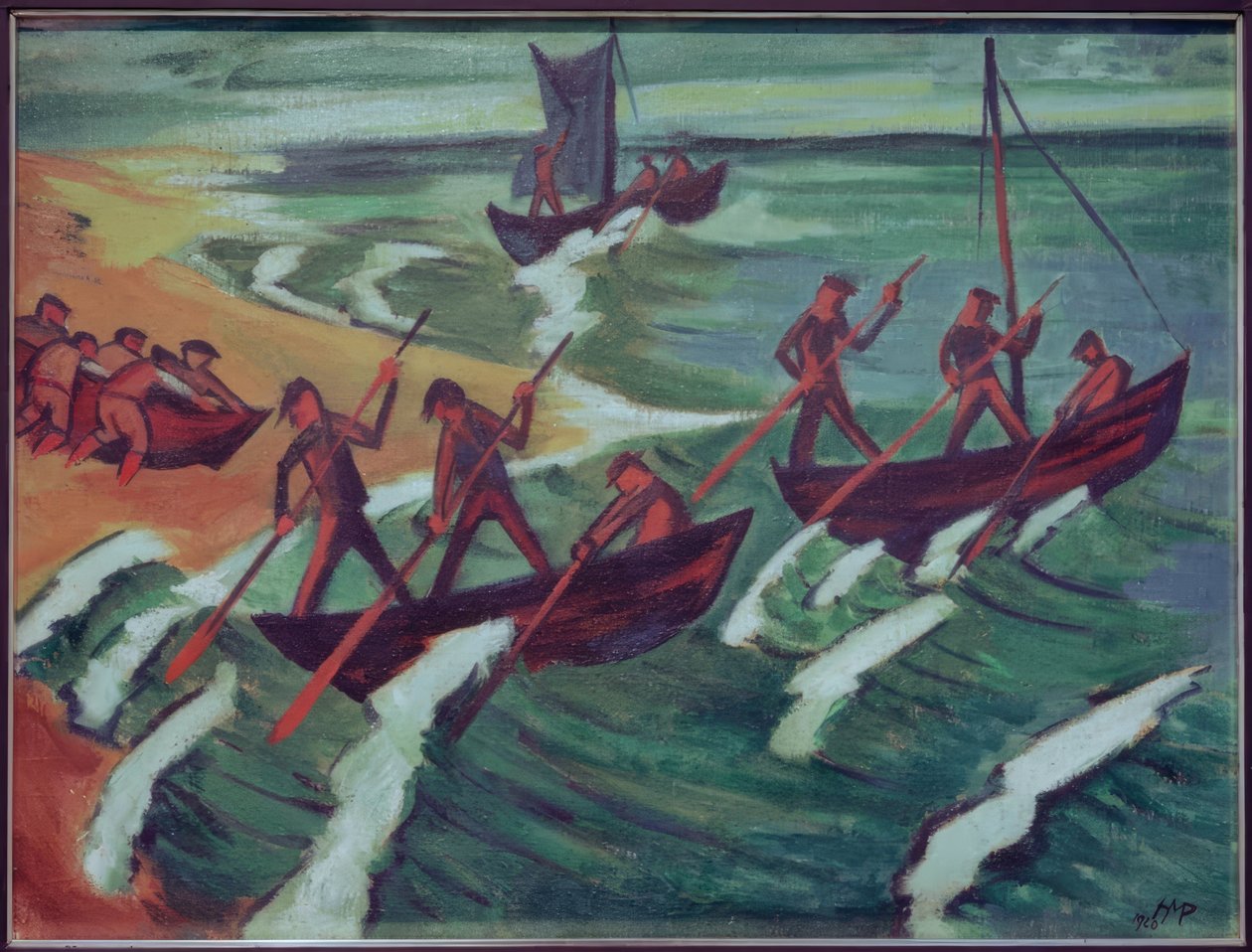 kalastaja tekijältä Max Pechstein