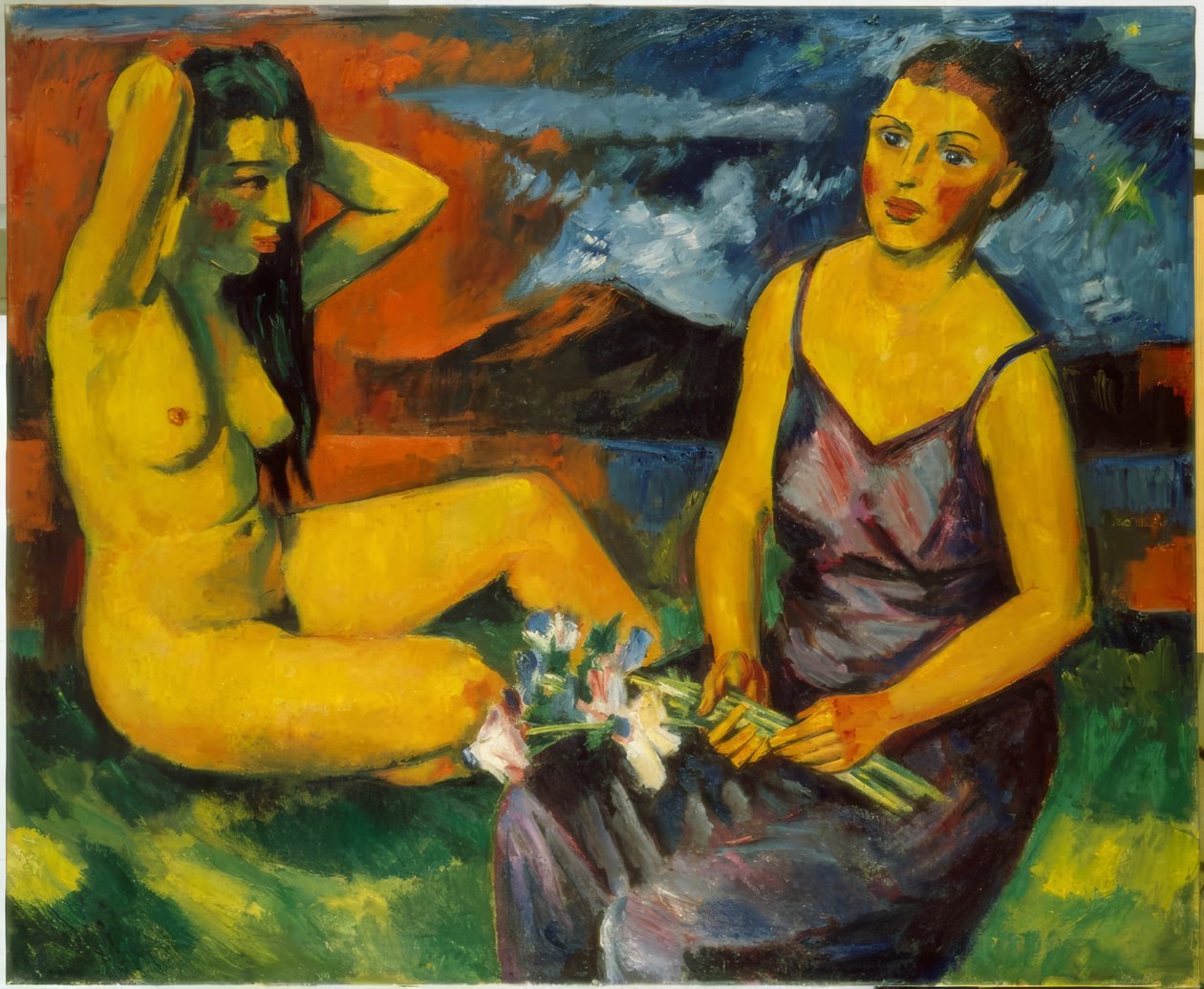 Maallinen ja taivaallinen rakkaus tekijältä Max Pechstein