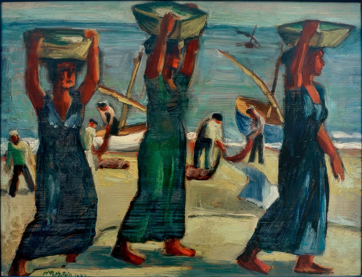 hiekankantajat tekijältä Max Pechstein