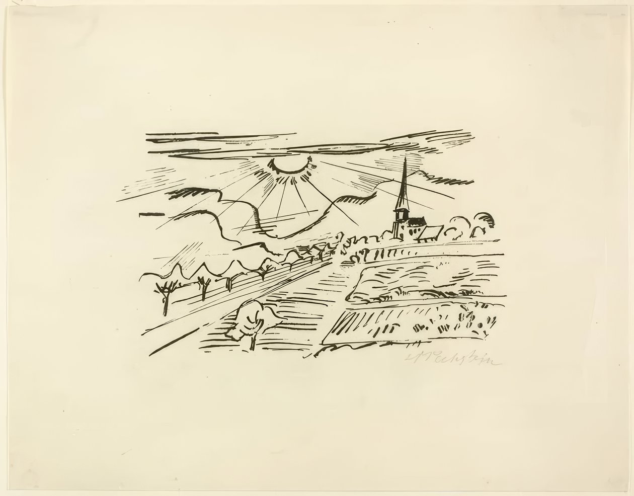 Thüringen, matkakuvista: Italia-Etelämeri tekijältä Max Pechstein