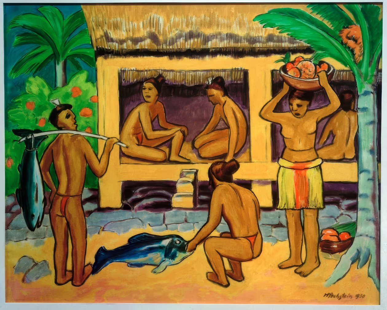 Palau-talon edessä tekijältä Max Pechstein