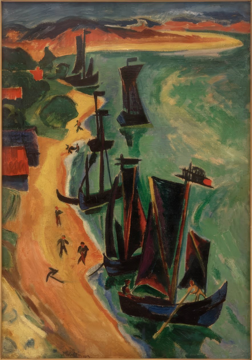 Palanneet veneet tekijältä Max Pechstein