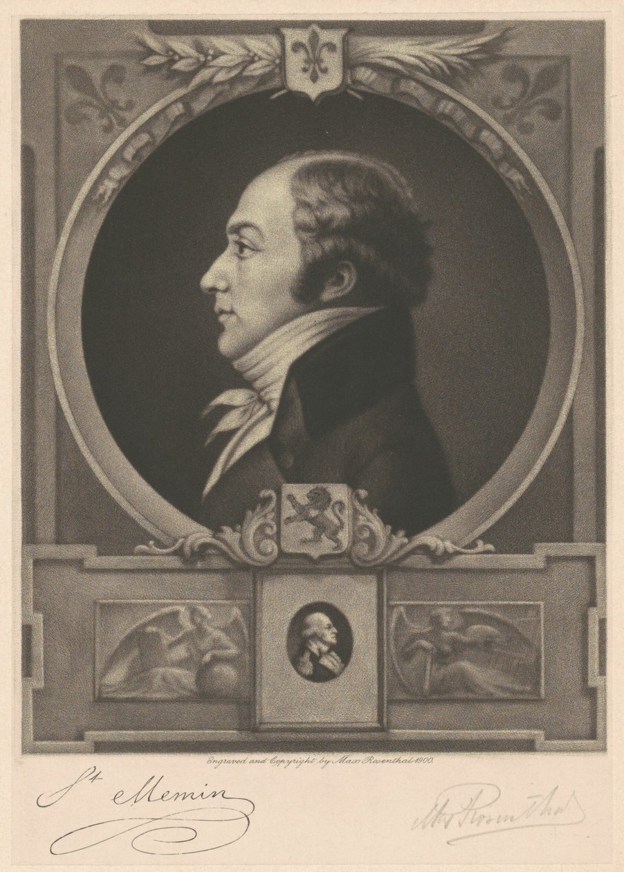 Charles Balthazar Julien Févret de Saint-Mémin tekijältä Max Rosenthal, after Charles B.J. Févret de Saint Mémin