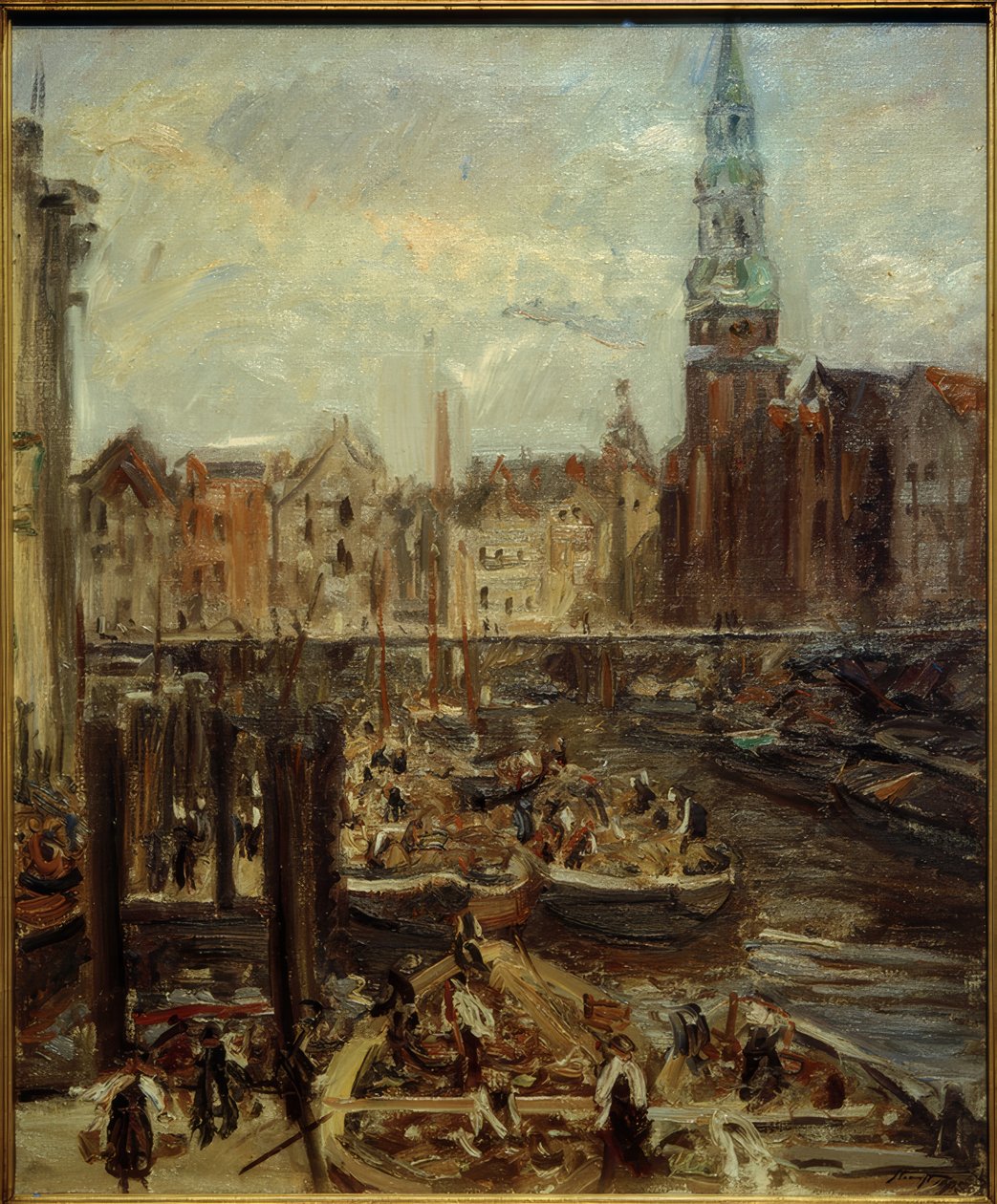 Fleet am Hopfenmarkt tekijältä Max Slevogt