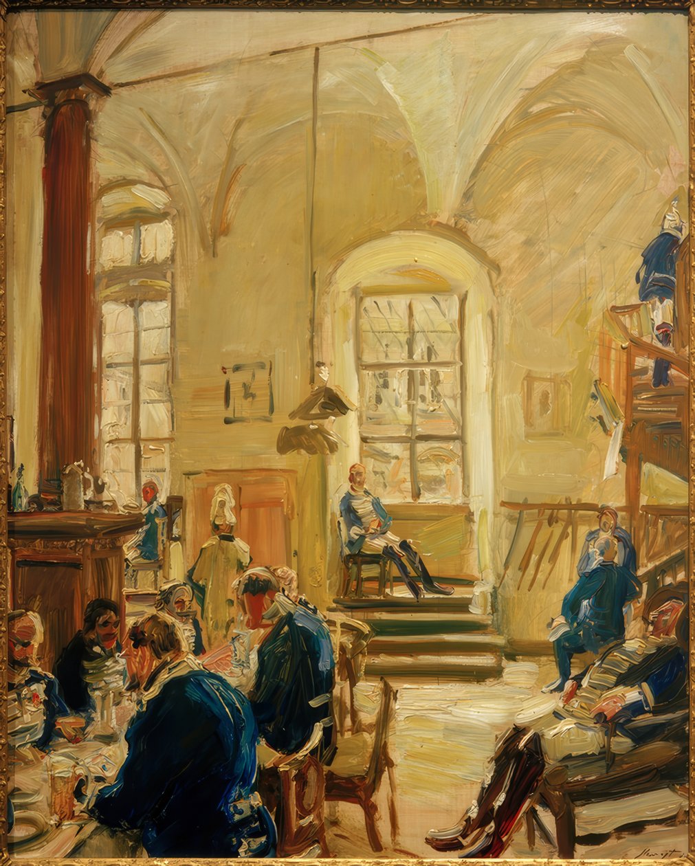Hartschierwache tekijältä Max Slevogt