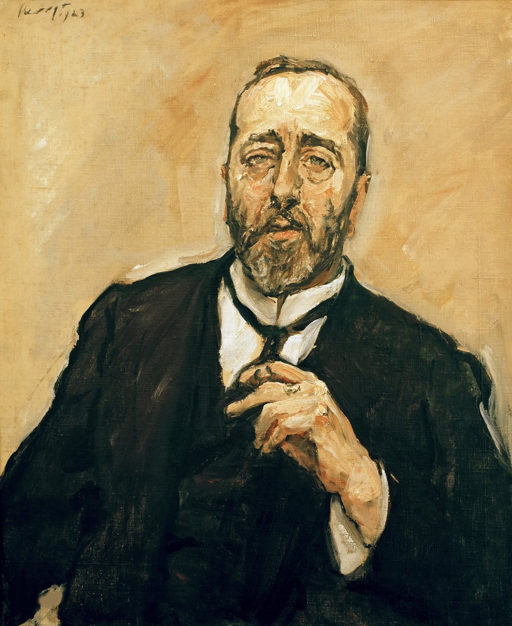 Bernhard Dernburgin muotokuva 1865-1937, 1923. tekijältä Max Slevogt