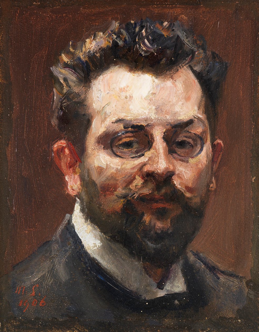 Omakuva, 1906. tekijältä Max Slevogt