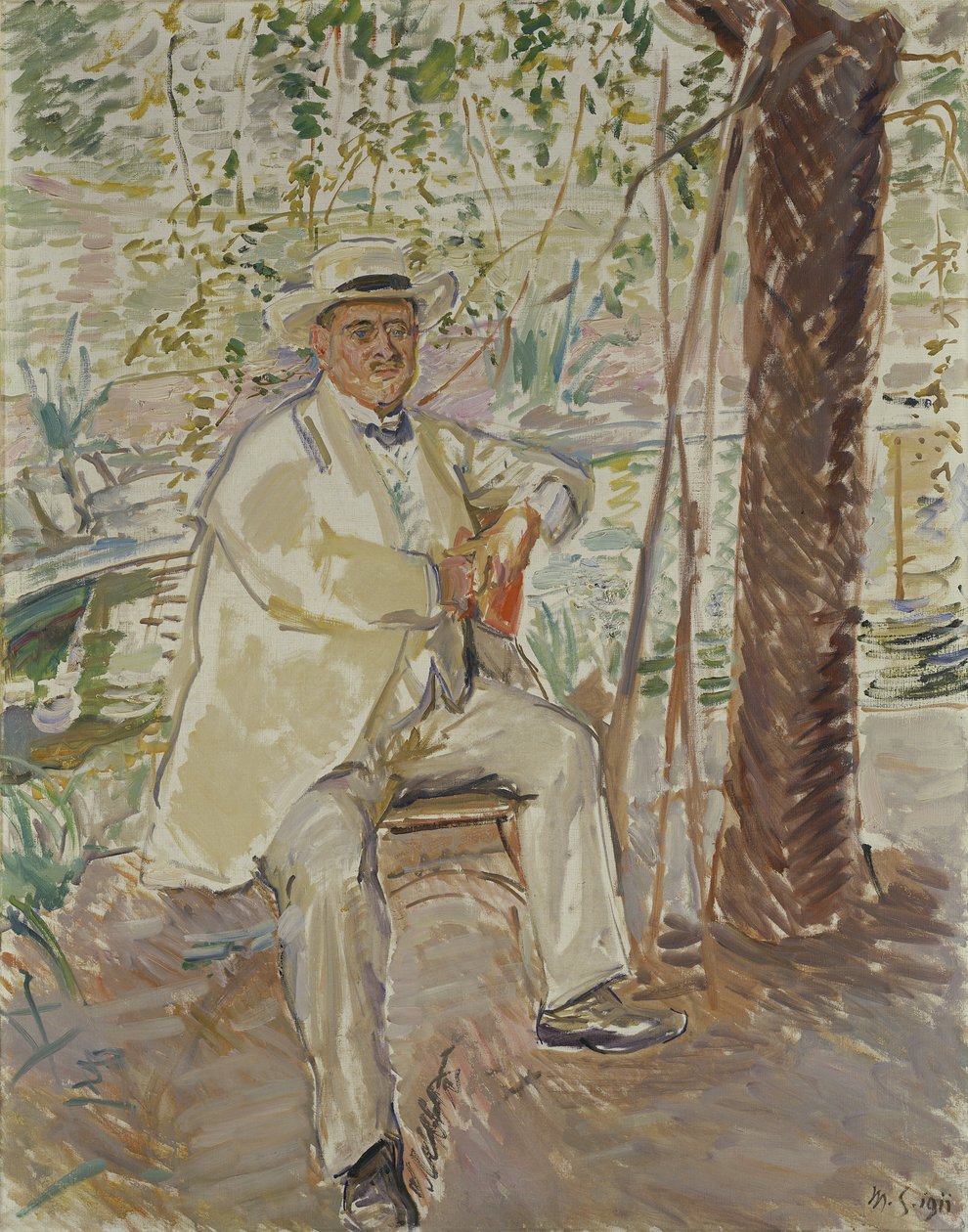 Taidehistorioitsija, professori Dr. Karl Voll (1867-1917) 1911 tekijältä Max Slevogt