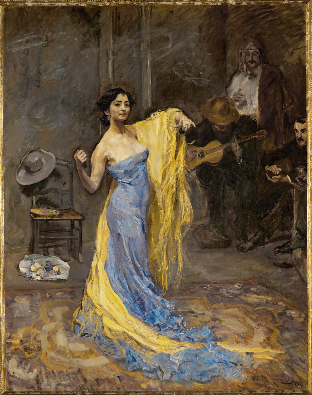 Tanssija Marietta di Rigardo ... (öljy kankaalle) tekijältä Max Slevogt