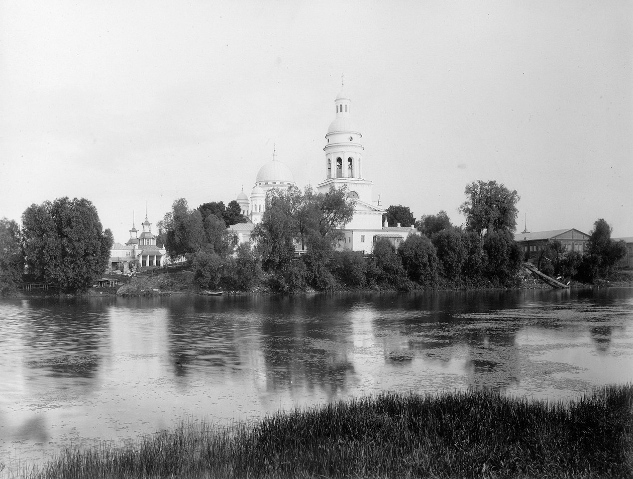 Vapahtajan katedraali Vanha Fair Cathedral, Nizhny Novgorod, Venäjä, 1896 tekijältä Maxim Dmitriev