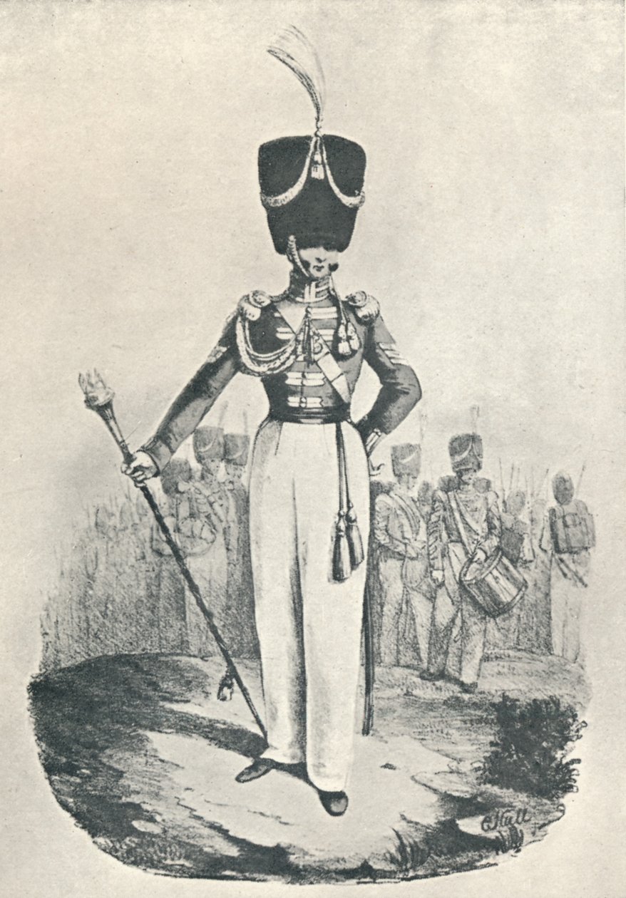 87. rykmentti eli Royal Irish Fusiliers, rumpumajuri 1828, 1828 1909 tekijältä Maxim Gauci