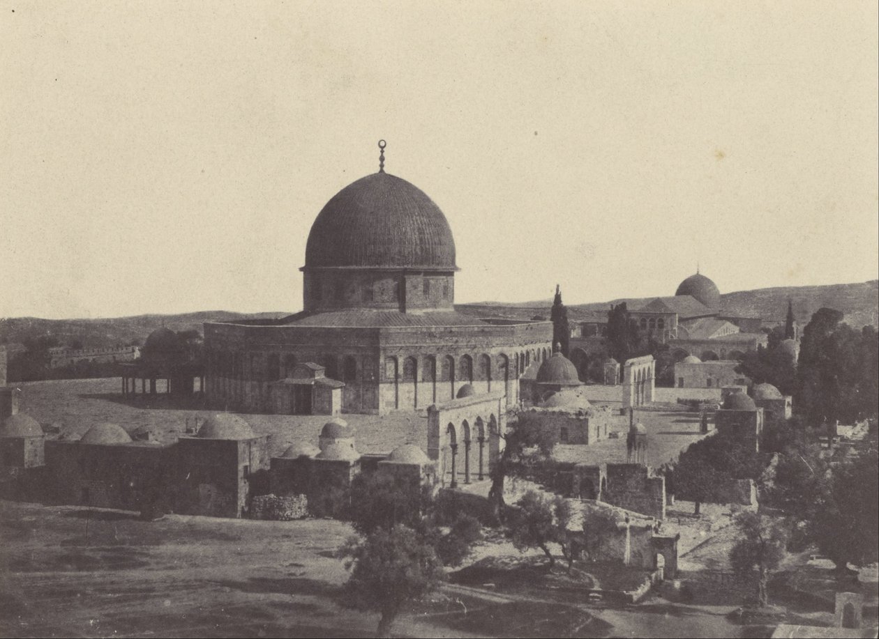 Palestiina. Jerusalem. Omarin moskeija tekijältä Maxime Du Camp