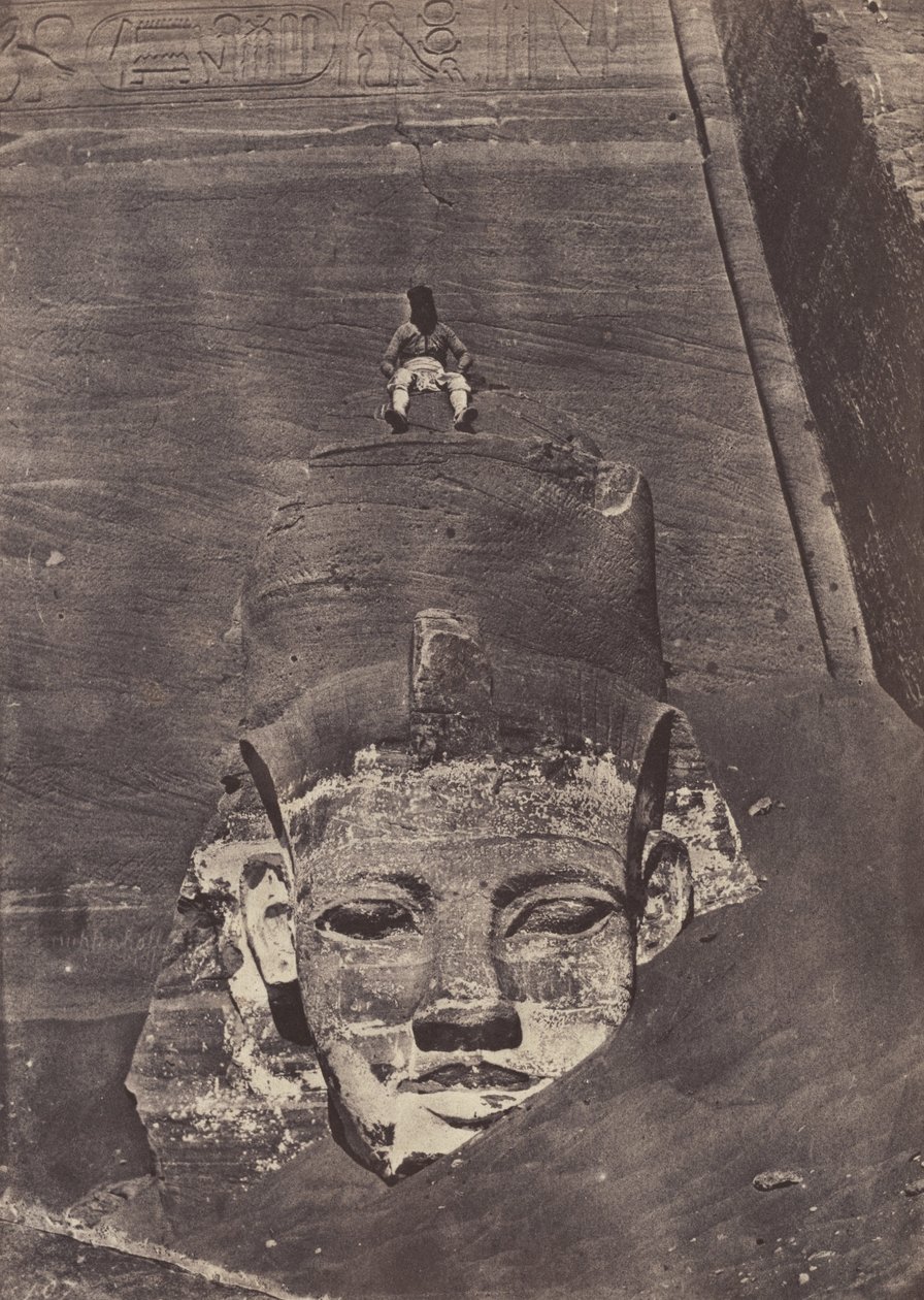 Läntisin Colossus, Suuri temppeli, Abu Simbel tekijältä Maxime Du Camp