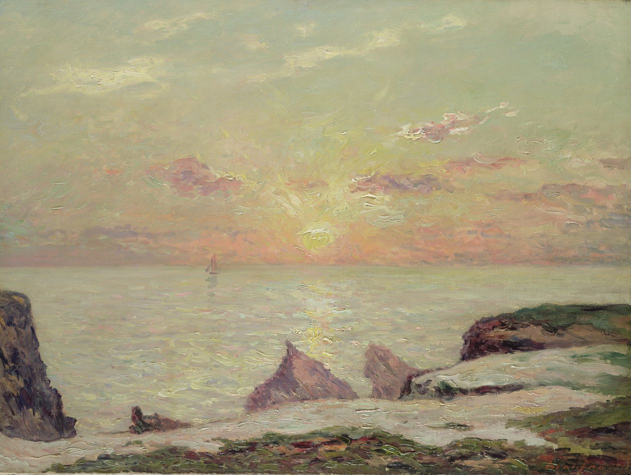 Belle Ilen kalliot, 1913 tekijältä Maxime Emile Louis Maufra