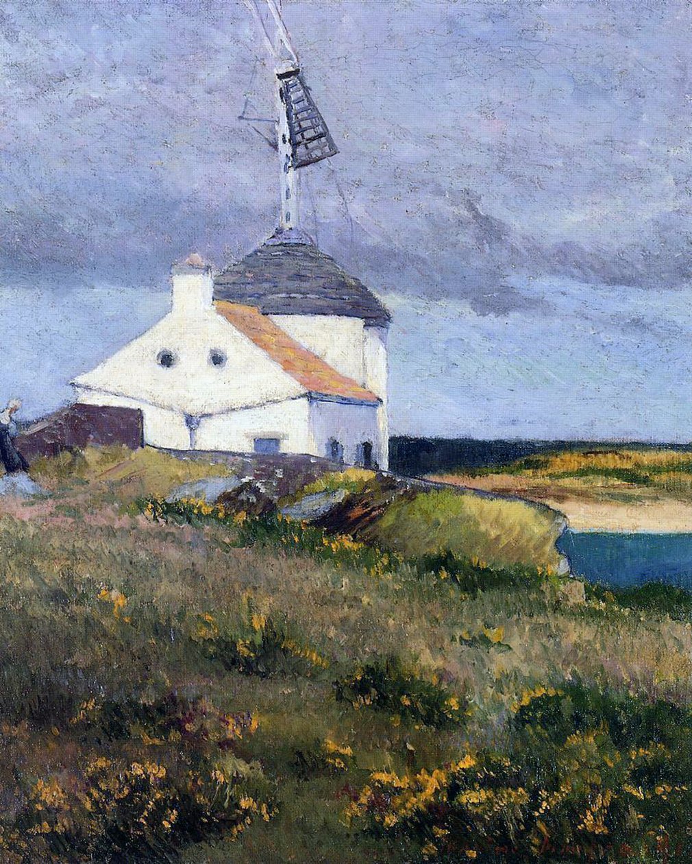 Signal Tower, Bretagne, 1911 tekijältä Maxime Emile Louis Maufra