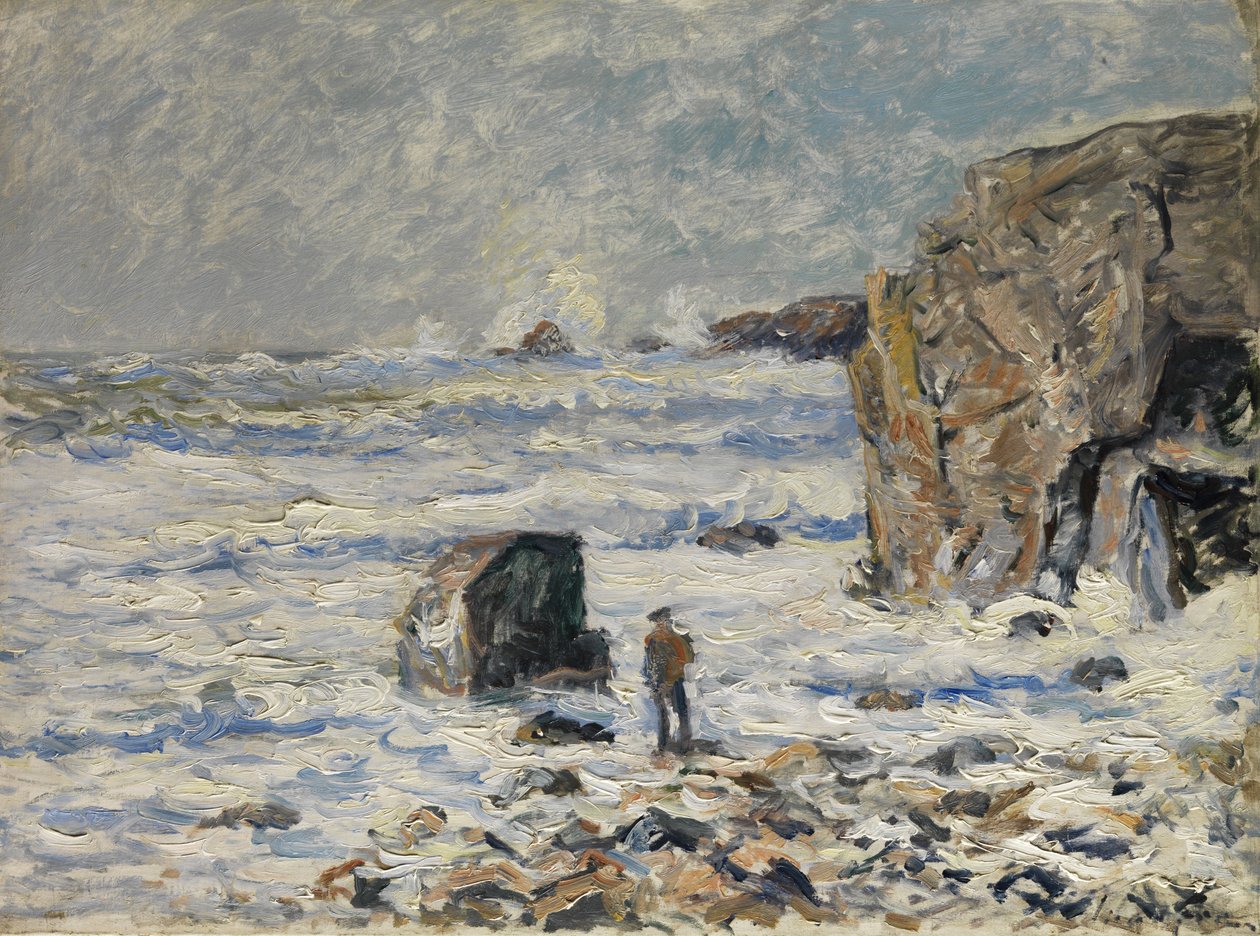 Inconnu sur la côte bretonne tekijältä Maxime Emile Louis Maufra
